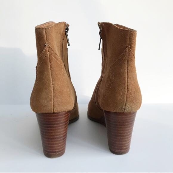 Andre Assous Suede Wedge Ankle Boot - Picture 4 of 8
